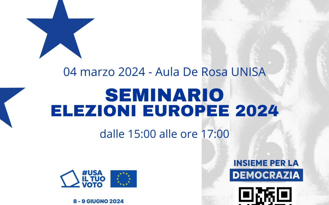 Seminario elezioni Europee 2024 – relazione OCPG